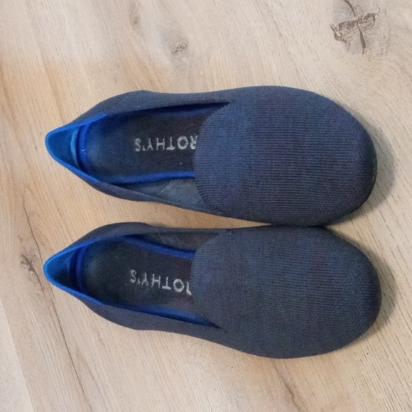 Rothys The Loafer in size 10 Navy Blue - Picture 1 of 6